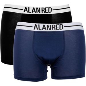 Alan Red Lasting Boxershorts blauw, Effen