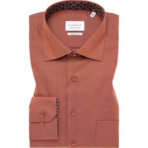 ETERNA Overhemd bruin, Effen