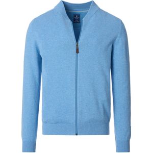 Redmond - Casual Cardigan - Blauw - Effen