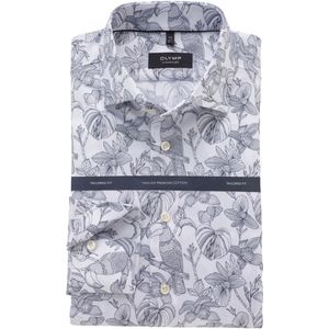 OLYMP SIGNATURE Overhemd wit, Bedrukt