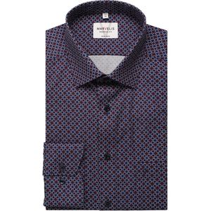 Marvelis Overhemd rood, Bedrukt