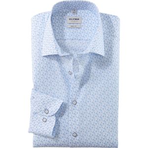 OLYMP Level Five Overhemd wit, Bedrukt