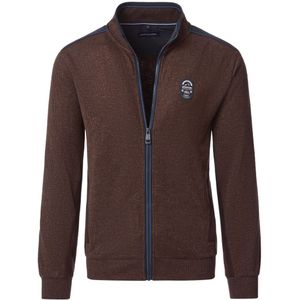 Casa Moda Regular Fit Sweatjacket beige, Effen