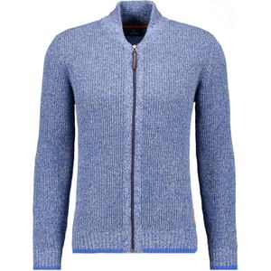 RAGMAN Cardigan blauw, Effen