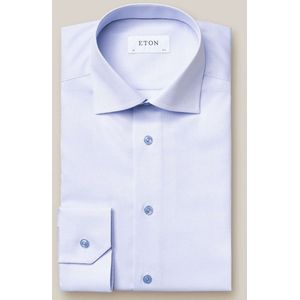 ETON Overhemd blauw, Effen