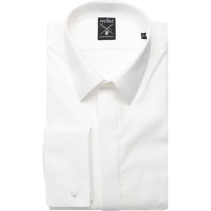 van Laack Meisterwerk Slim Fit Gala shirt wit, Effen