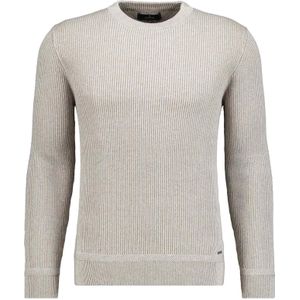 RAGMAN - Pullovers - Taupe - Trui met Ronde Hals - Lange Mouwen - Casual