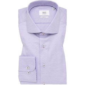 ETERNA 1863 Overhemd paars, Gestructureerd