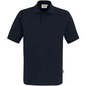 HAKRO 802 Comfort Fit Polo shirt Korte mouw zwart
