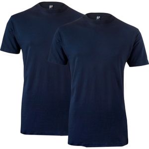 Alan Red Oakville T-Shirt ronde hals marine, Effen