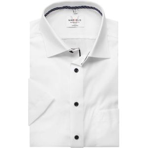 Marvelis Modern Fit Overhemd Korte mouw wit