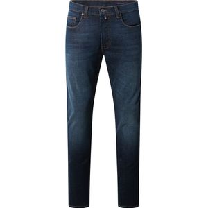 Jeans - Dark Blue Used - Five-Pocketsstijl - Normale Taillehoogte