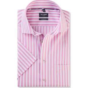 OLYMP Luxor Overhemd Korte mouw roze