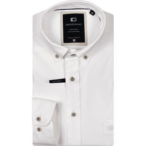 Giordano Jersey shirt wit, Effen