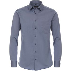 Redmond Modern Fit Overhemd donkerblauw, Effen
