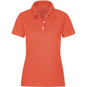 TRIGEMA Dames Poloshirt Perzik, Effen