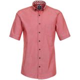 Redmond Casual Regular Fit Overhemd Korte mouw rood