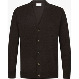 Profuomo Cardigan bruin, Effen