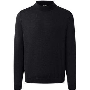 MAERZ Trui Staande kraagzwart, Effen