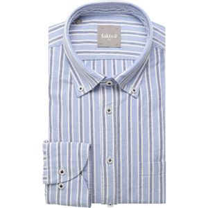 fakts Overhemd blauw, Gestreept