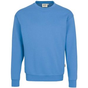 HAKRO 471 Comfort Fit Sweatshirt ronde hals malibu blauw, Effen