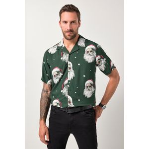 JP1880 Overhemd Korte mouw donkergroen