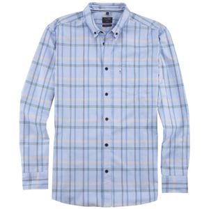 OLYMP Casual Overhemd blauw, Ruit