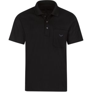 TRIGEMA Polo shirt Korte mouw zwart
