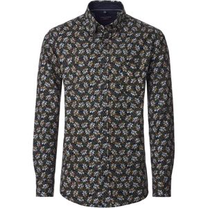 Casa Moda Overhemd groen, Bedrukt