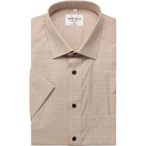 Marvelis Overhemd Korte mouw beige