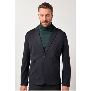 JP1880 Blazer donkergrijs, Effen