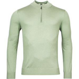 Thomas Maine Trui ritssluitinggroen, Effen