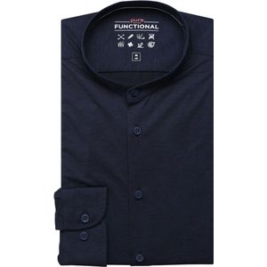 Pure Functional Slim Fit Jersey shirt marine, Effen
