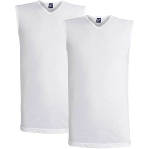 Alan Red Minto Tanktop wit, Effen