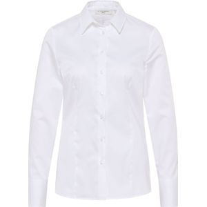 Blouse - Wit - Katoen - Easy Iron - Fitted Pasvorm