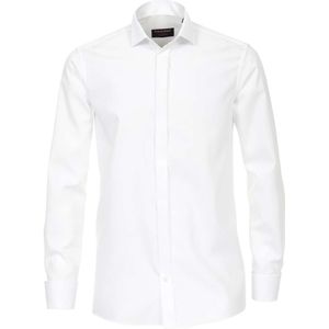 Casa Moda Comfort Fit Gala shirt wit, Effen