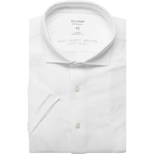 OLYMP Luxor 24/Seven Comfort Fit Overhemd Korte mouw wit