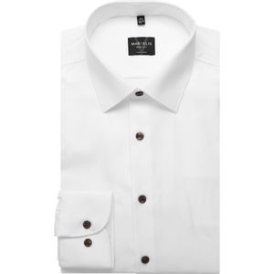 Marvelis Overhemd wit, Faux-uni