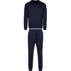 TRIGEMA trainingspak donkerblauw, Effen