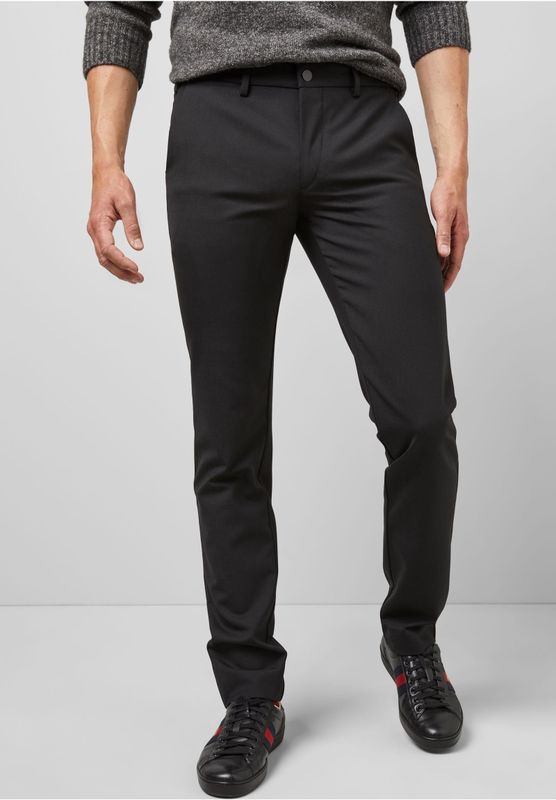 MEYER - Chino - Zwart - Slimfit - Lang/maxi