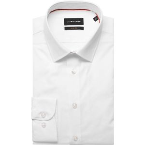 Jupiter Overhemd wit, Effen