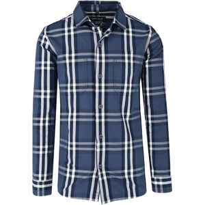 Marvelis Casual Overshirt marine, Ruit