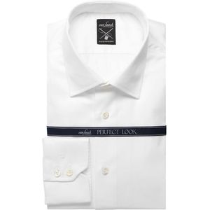 van Laack Meisterwerk Overhemd wit, Effen