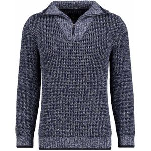 RAGMAN Trui ritssluitingblauw, Effen