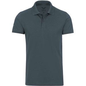 TRIGEMA Slim Fit Polo shirt Korte mouw antraciet