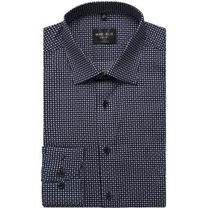 Marvelis Overhemd marine, Bedrukt