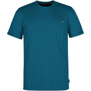 Indicode T-Shirt ronde hals blauw, Effen