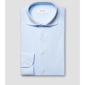 ETON Overhemd blauw, Effen