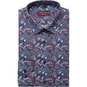 Marvelis Overhemd blauw/rood, Motief