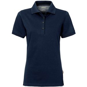 HAKRO 214 Dames Poloshirt nachtblauw, Effen